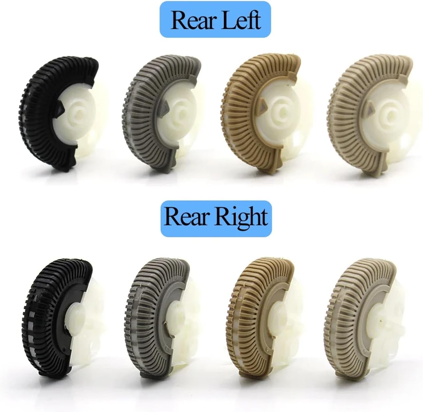 W211 Rear Air Conditioner Ac Vent Rolling Wheel Control Roller Knob Compatible for Benz E Class 2003-2008 E200 E230 E260 E280(Beige Rear)