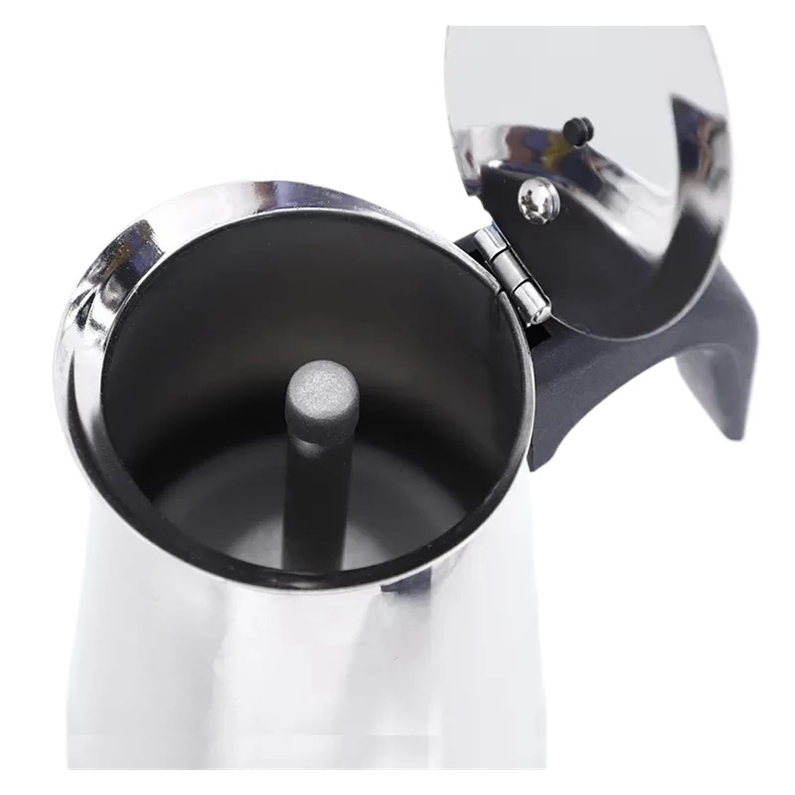 Generico Caffettiera Moka 100/200/300/450ml Filtro Acciaio Inox(200ml)