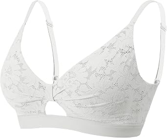 Women Floral Lace Bralette Push Up Bra No Underwire Bow Openwork Sexy Lace Bra Comfortable Everyday Bra A-C Cup