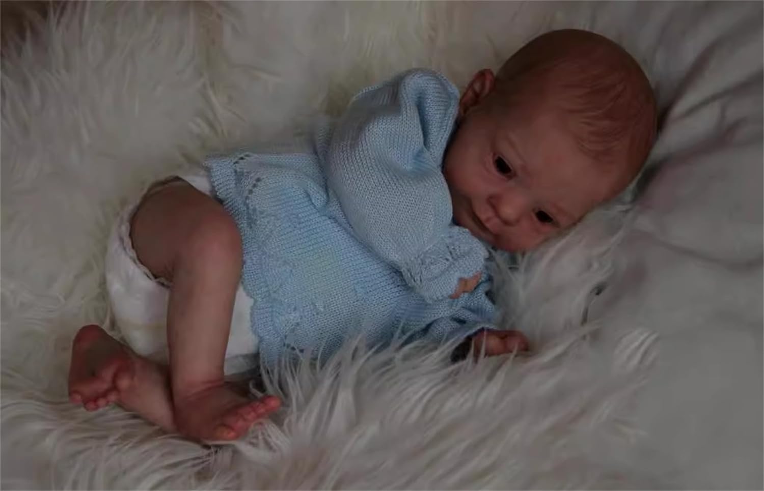 Lifelike Reborn Baby Dolls Boy Open Eyes 18 Inch Realistic Newborn Doll that Look Real Soft Real Life Weighted Baby Dolls Reborn Dolls Toy with Feeding Accessories Gift Set for Kids