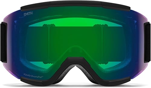 Miniatura 3 de Smith Optics Squad Winter Snow Ski Snowboard Goggles Espejo verde negro Chromapop Everyday