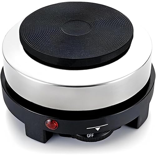 OIHYA Small Hot Plate, 500W 110V Multi-function Portable Mini Electric Stove Hot Burner For Coffee Tea Water