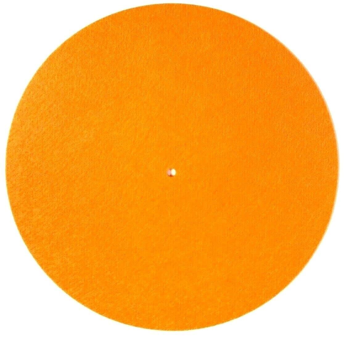 Orange Felt Turntable Slipmat 12-inch Vinyl Record DJ Pro Platter Slip Mat (1 Slipmat)