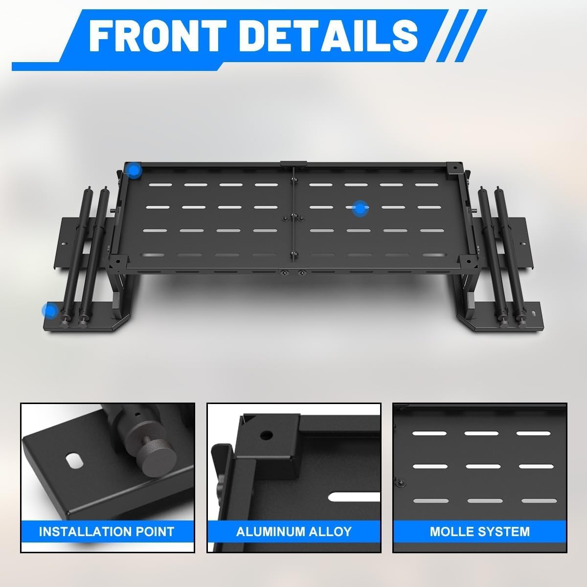 ROXX for Wrangler JL Rear Trunk Cargo Rack Luggage Basket Compatible with 2018-2026 Jeep Wrangler JL (Only Fits 4 Doors), Interior Cargo Carrier Storage Holder Shelf Tray Stand Hold up to 300 LBS