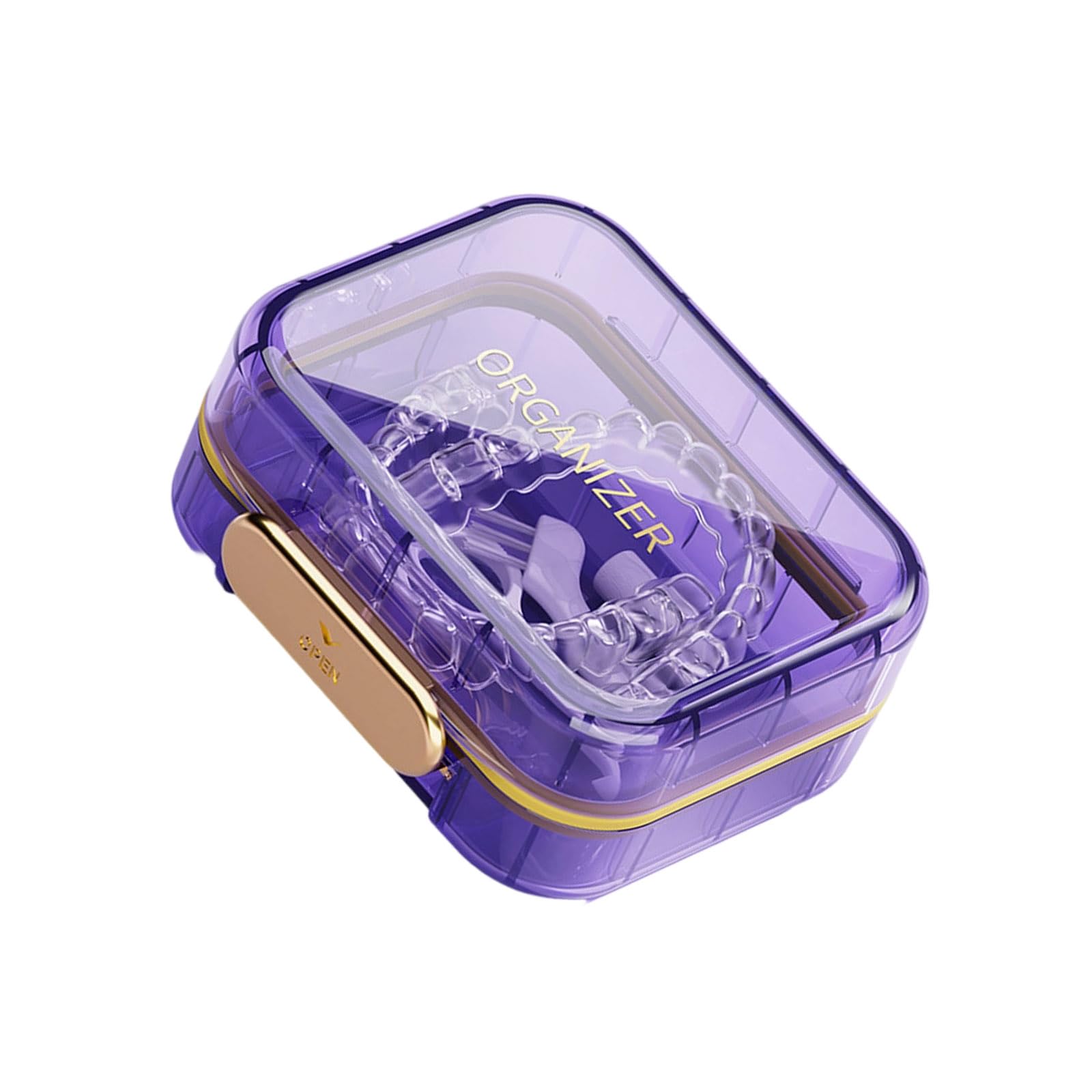 YROHGKPN Thin Odontological Care Planner for Possessors Orthodontia Highlighting Multiple Color Preferences Waterproof Odontological Planner