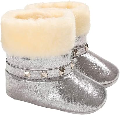 Baby girl fur lined boots Clearance