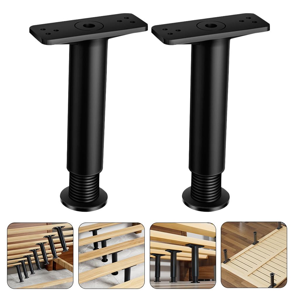 Luxshiny Adjustable Bed Frame Support Legs 2 Pcs - Image 3