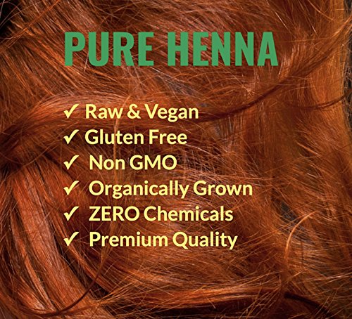 1000 Grams - 100% Pure Henna Powder For Hair Dye - Red Henna Hair Color, Best Red Henna For Hair - The Henna Guys