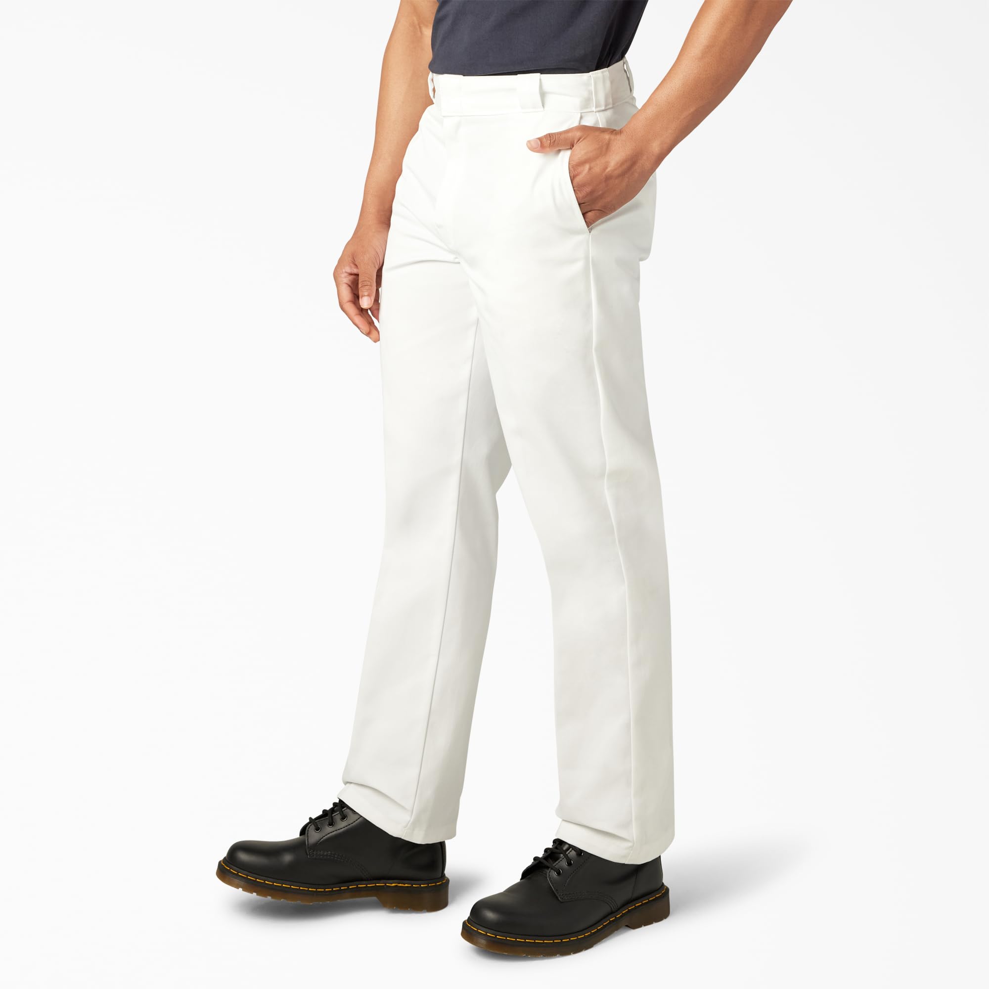 Dickies Herren Original 874 Work Pants Lässige Business-Hose, Weiss/opulenter Garten, 32W / 32L