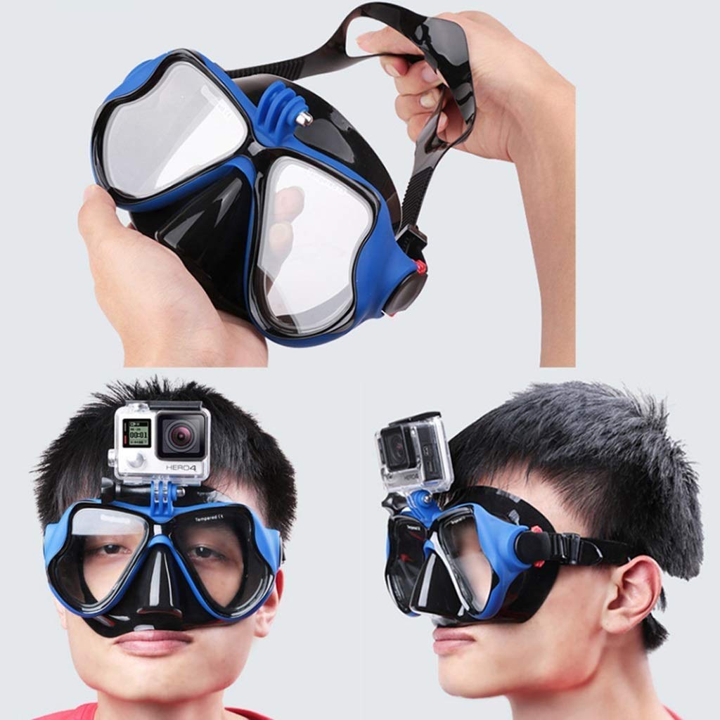 Máscara de Snorkel antivaho, Vidrio Templado panorámico Resistente a Impactos