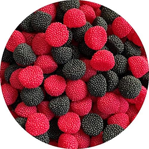 Retro Sweets by Happy Candy® Pick n Mix 400 Grams Choose From Hundreds of Sweets (Bobbly BlackBerry and Raspberry)