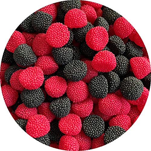 Retro Sweets by Happy Candy® Pick n Mix 400 Grams Choose From Hundreds of Sweets (Bobbly BlackBerry and Raspberry)