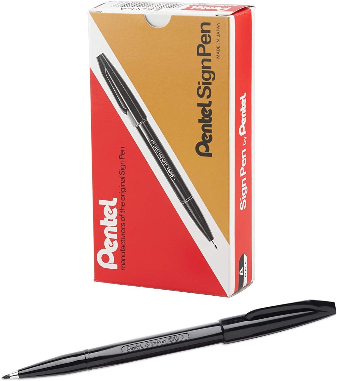 Sign Pen - Black, Pack of 12