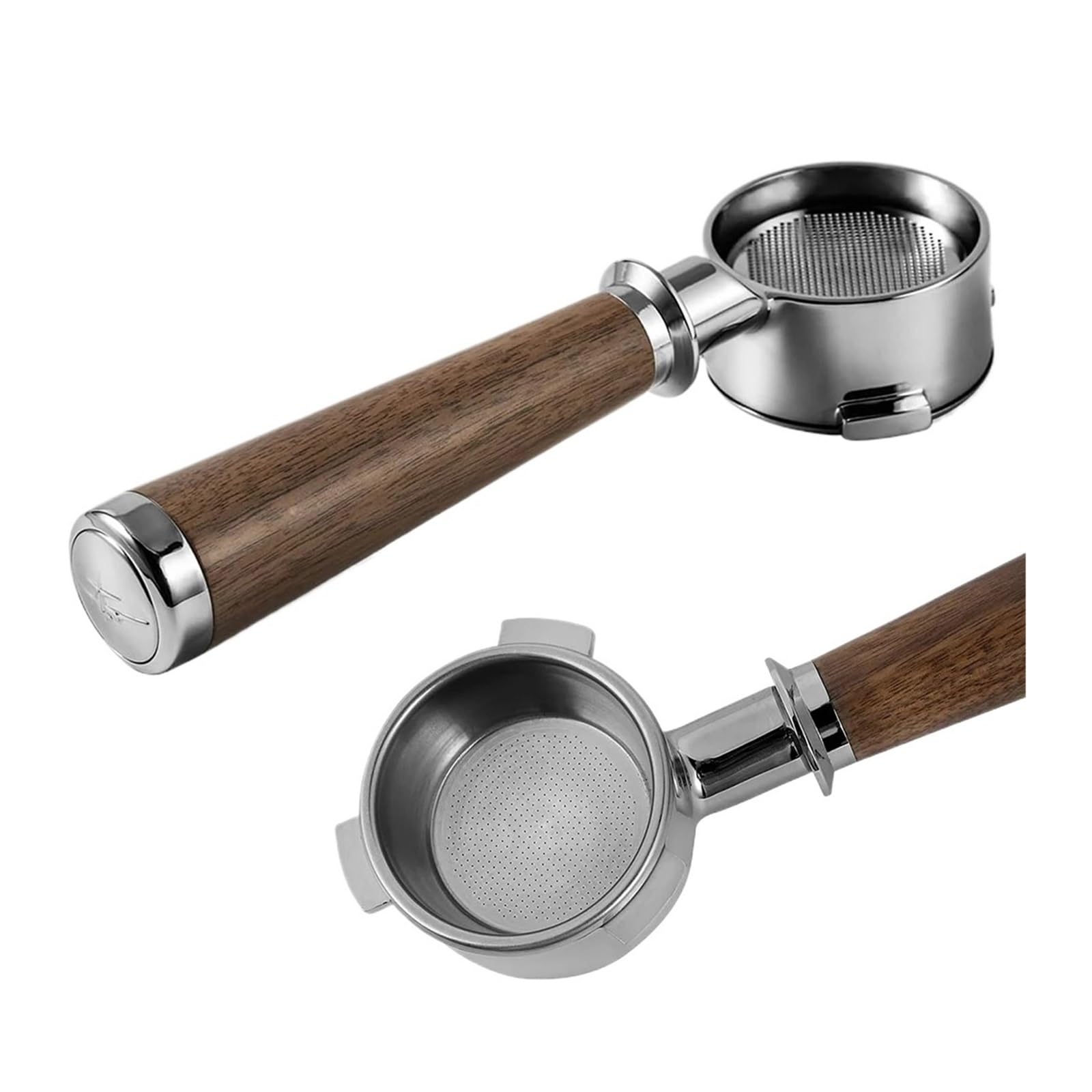 Mango For Cafetera, Compatible Con MHW-3BOMBER, Portafiltro De Café Expreso Sin Fondo De 51/54/58mm(Delonghi 2 ear)