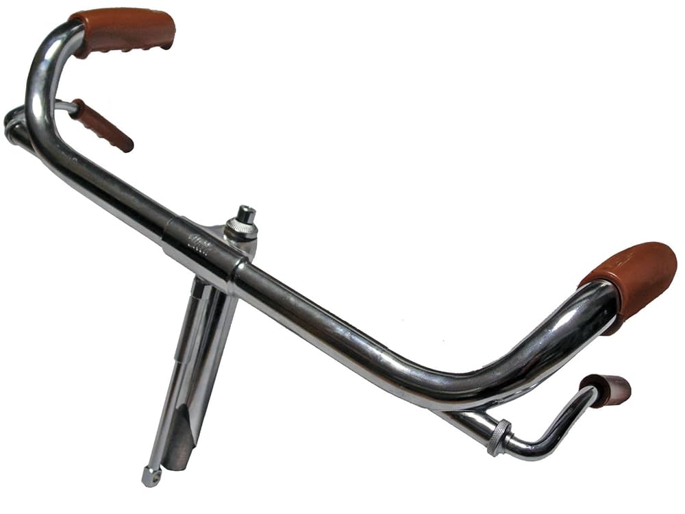 Manubrio Cromato in Ferro Bici Epoca Erre/R/Bacchetta 26\