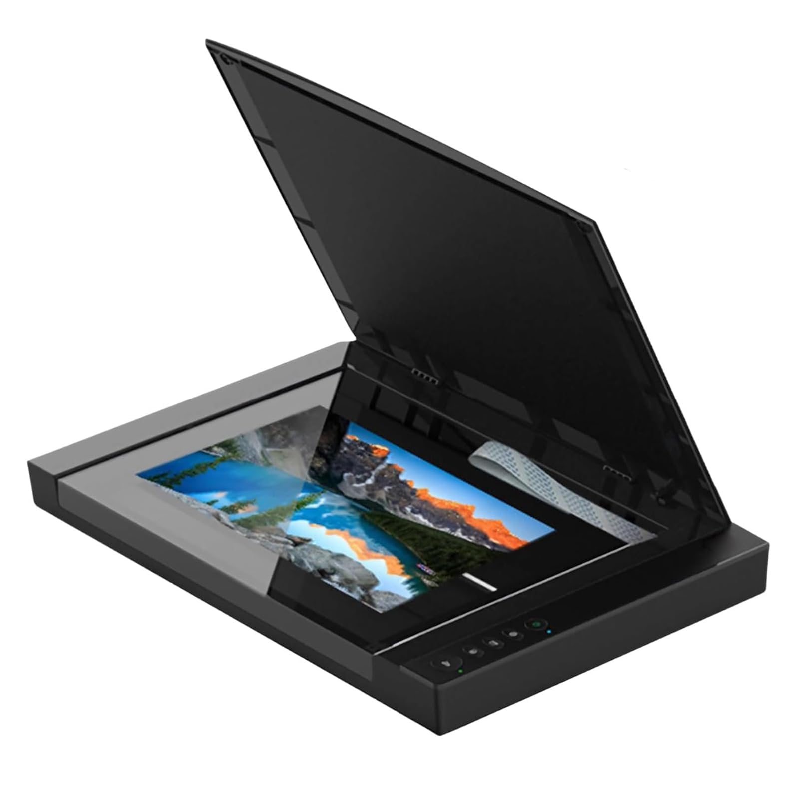 Escáner plano de gran formato, escáner de fotos y documentos de alta resolución de 2400 DPI, escaneos de 12 x 17 pulgadas en 4 segundos para uso en la oficina y la escuela