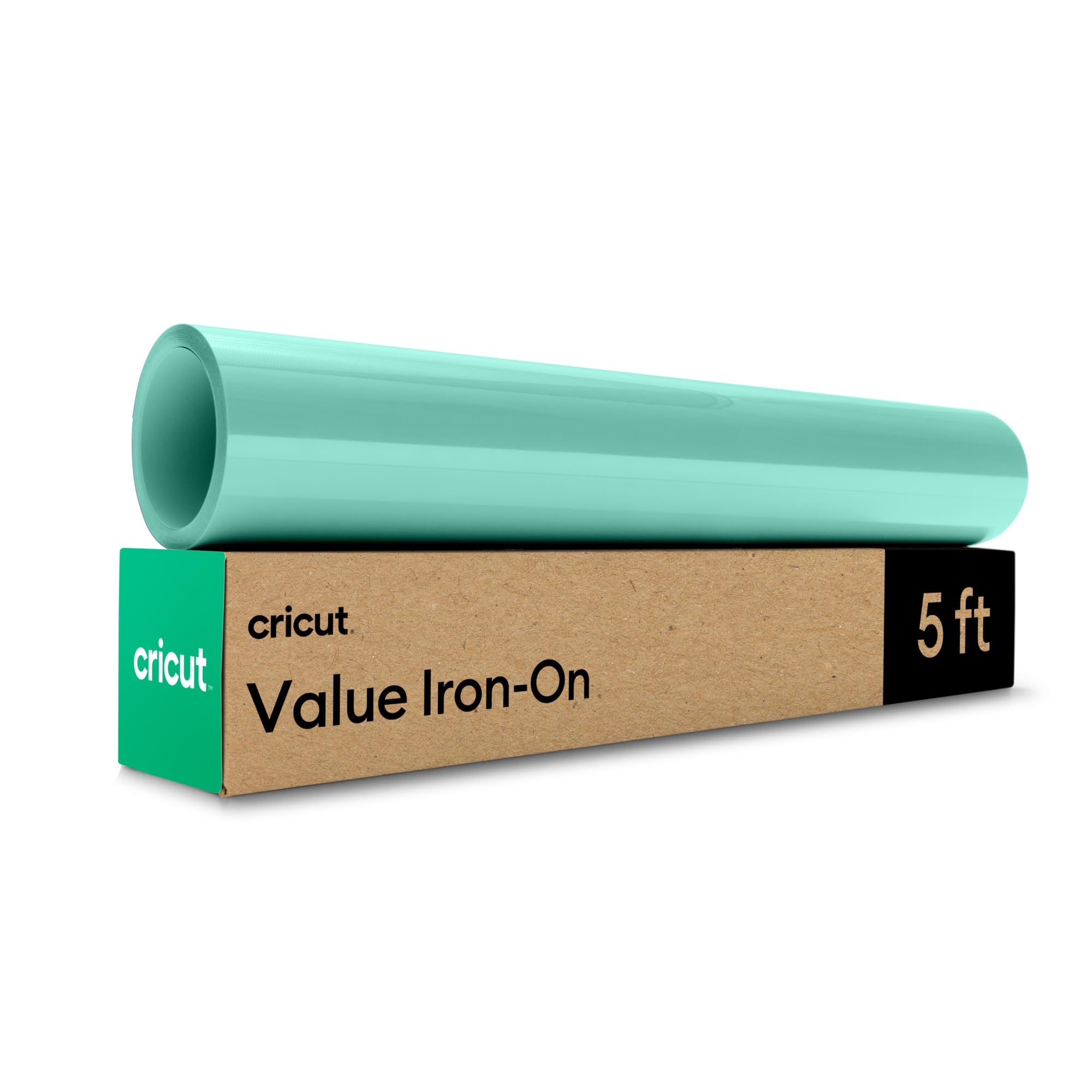 Cricut HTV Heat Transfer Vinyl | 1.5 m | Mint | Iron-On HTV Vinyl for Fabric, Perfect for Custom T-Shirts & DIY Clothing