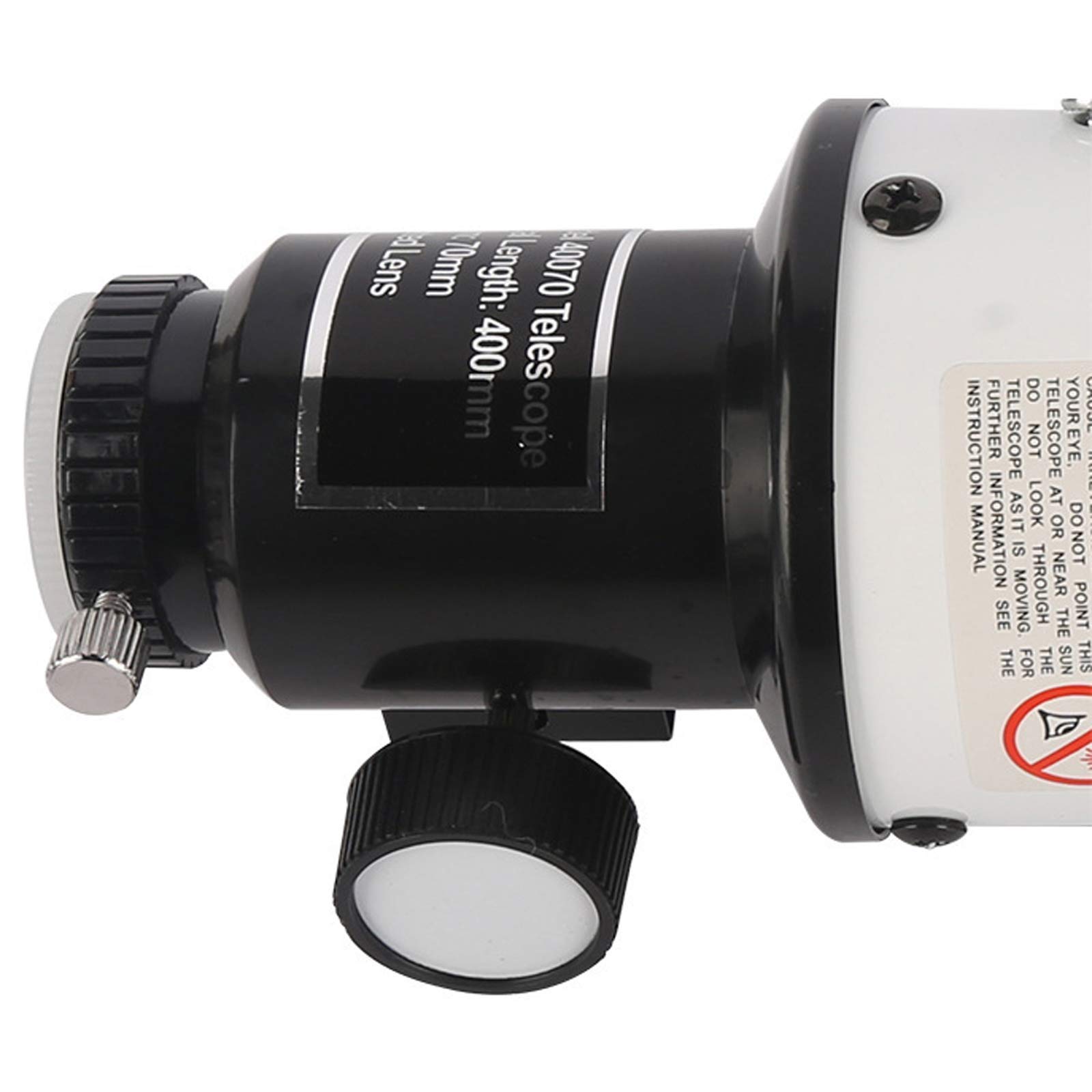 Telescopio de Viaje para observación de Estrellas para Adultos, telescopio Refractor de Longitud Focal de 70 mm de Apertura y 400 mm con trípode y Visor, con visión Nocturna con Poca luz y Mochila