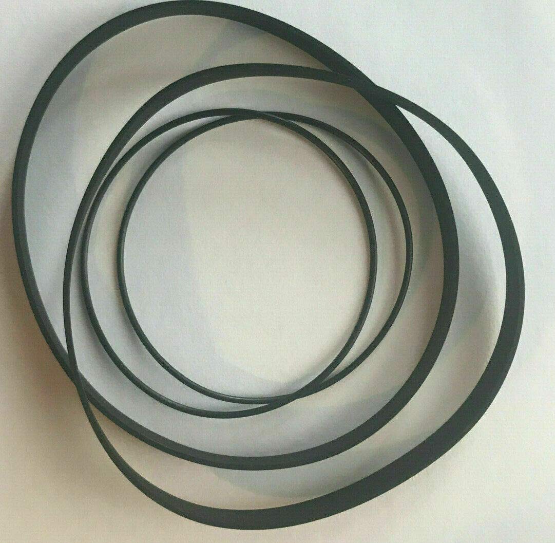 2 Replacement Belt for Set for Fisher Dual Cassette Player Deck CR-W46