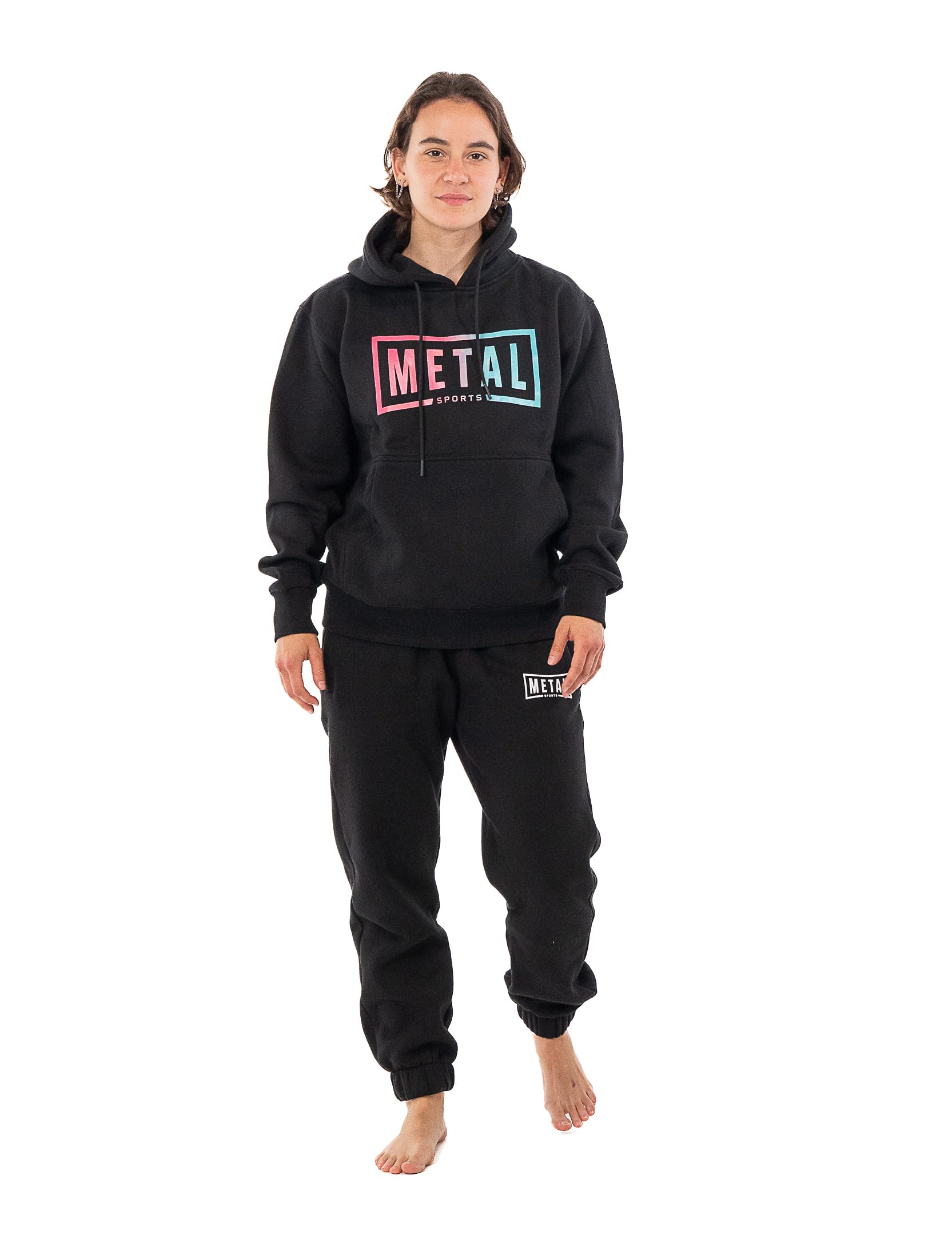 METAL BOXE Sudadera con Capucha de algodón
