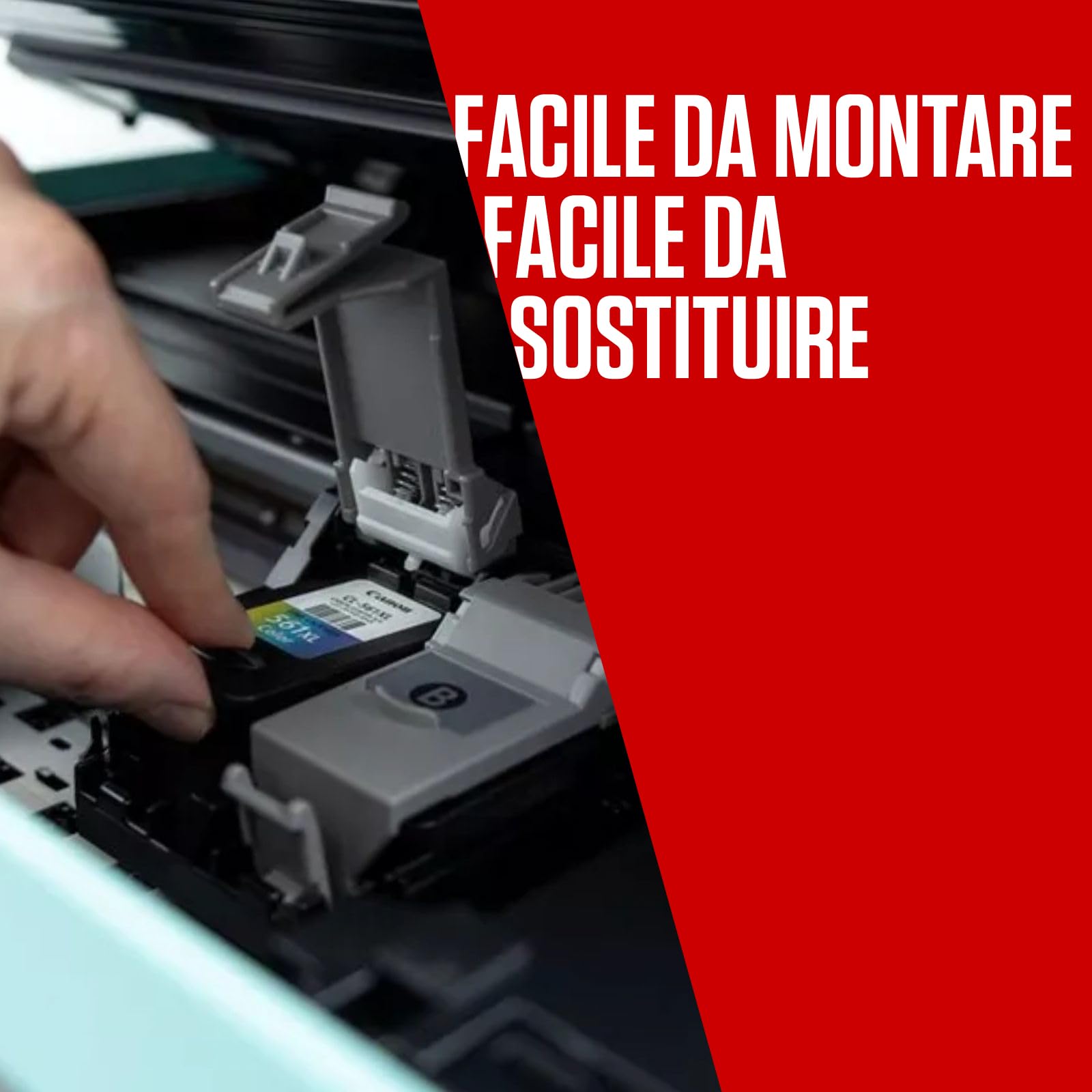 Canon Ink - PGI-1500 C M Y BK Cartucce d'inchiostro a colori originali per stampanti - Confezione da 4 (1 nero, 1 ciano, 1 magenta e 1 giallo)