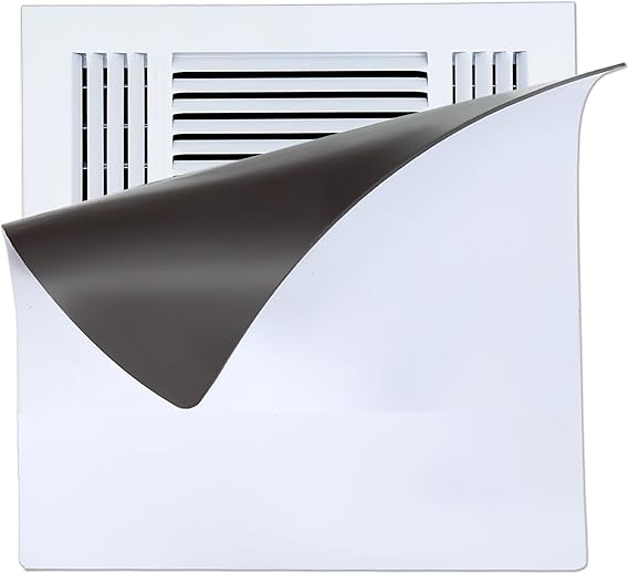 Square Magnetic Vent Covers, 13.75 x 13.75 (2 Pack), Extra Strong Magnets, Fits Steel Vents Only, Complete Seal, Air Vent/Register Covers for Home Ceiling, Wall, HVAC, AC, and Heater Vents