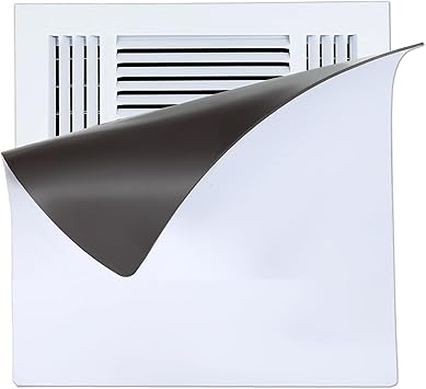 Square Magnetic Vent Covers, 13.75" x 13.75" 2 Pack, Extra Strong Magnets, Fits Steel Vents Only, Complete Seal, Air Vent/Register Covers for Home Ceiling, Wall, HVAC, AC, and Heater Vents