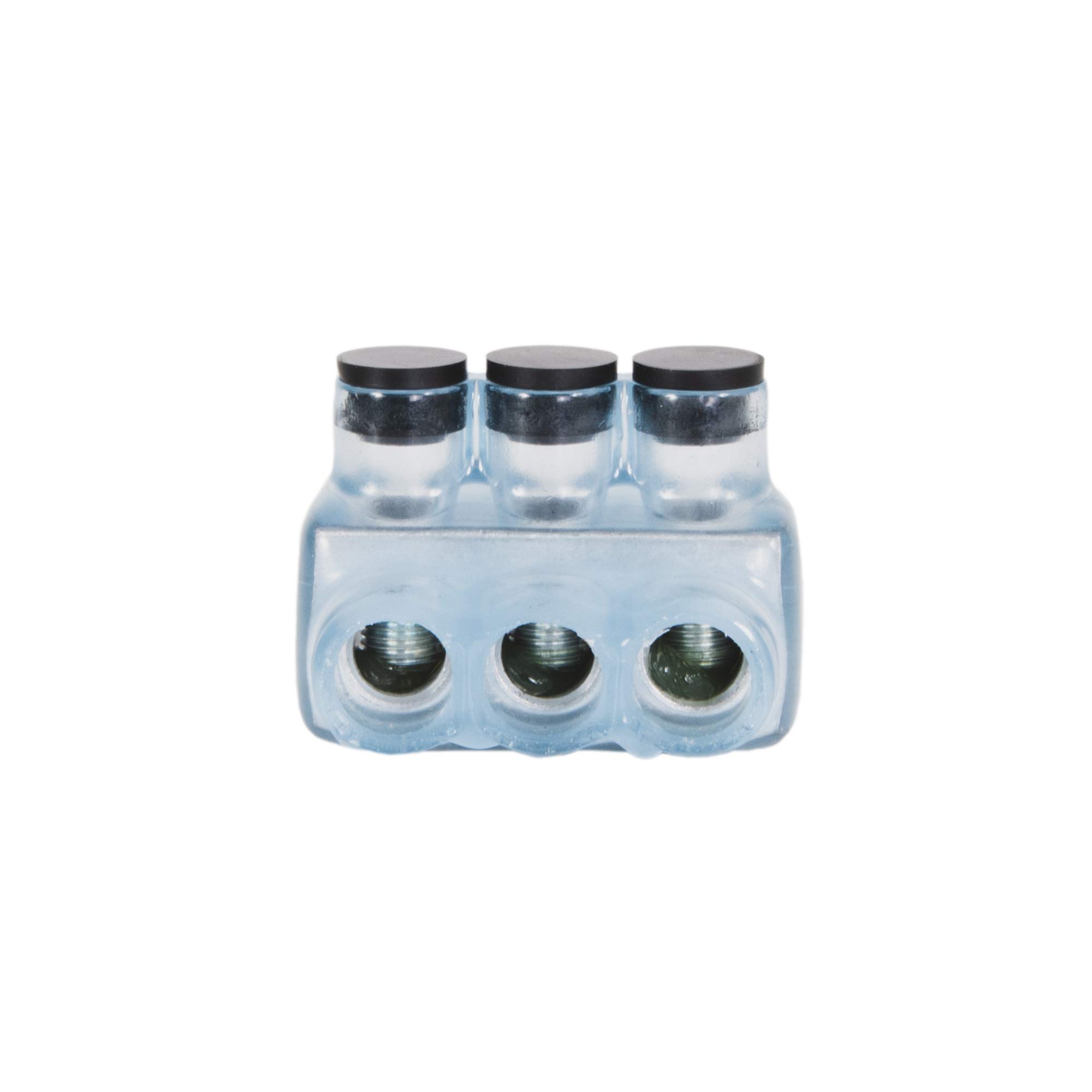 Polaris Vision Tap IPL1/0-3CB Insulated Connector-3 Port Single-Sided Entry-1/0-14 AWG-1 Pack-Clear