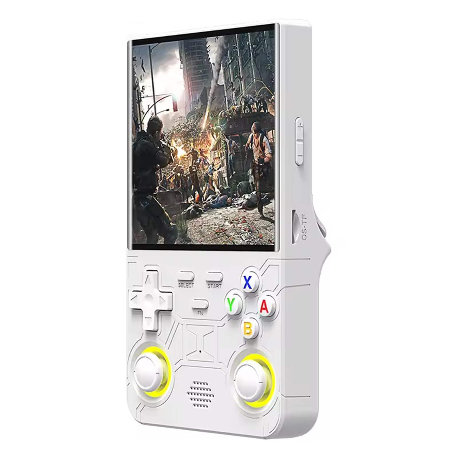 R36 - Console di gioco portatile ultra retrò con sistema Linux open source, schermo IPS da 4,0 pollici, scheda TF 64G/128G contiene oltre 15.000+/30000 giochi, abilitato WiFi, console emulatore