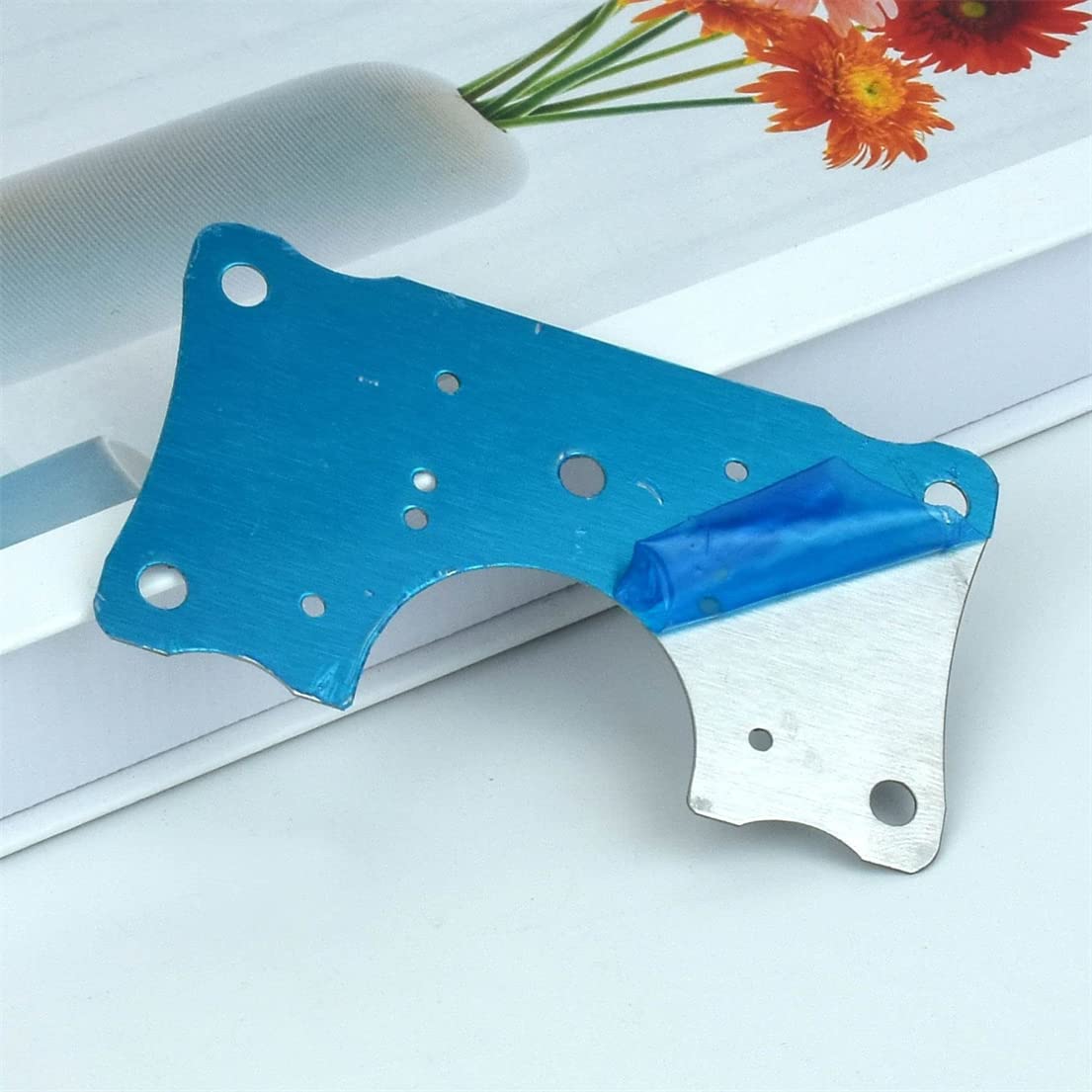 Piastre Riparazione Cerniere Armadietti - Acciaio Inox, 8 Pezzi Con Viti - Per Mobili, Porte, Cucina - Foto 2