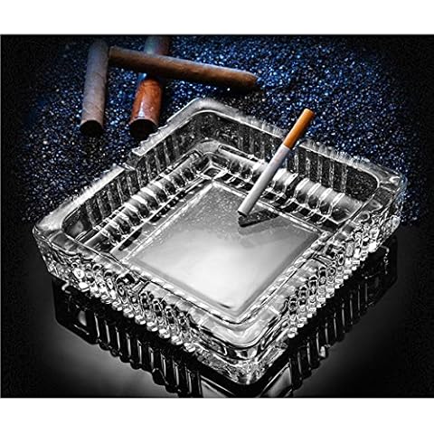 KUCEMO Large Glass Ashtray Cover