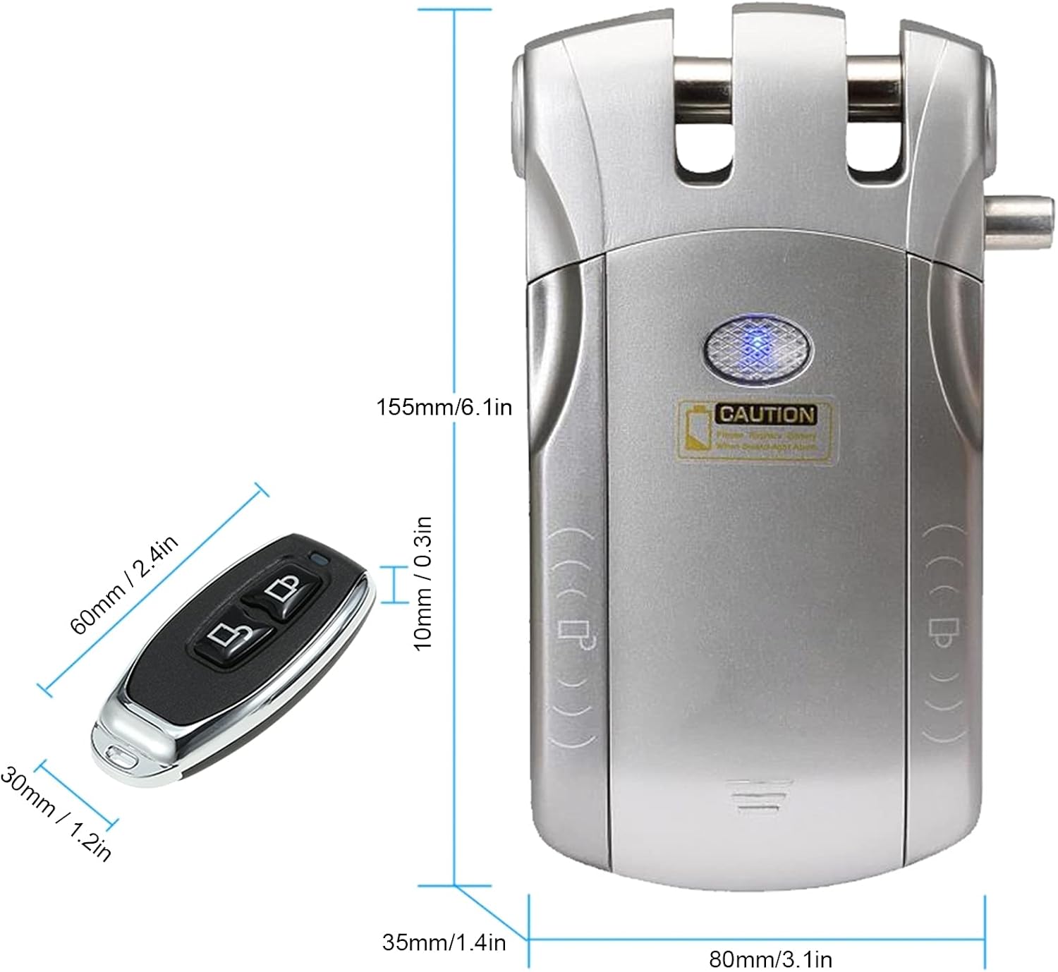 Buy Smart Door Lock, Electronic Deadbolt Door Lock, WAFU 010 Electric