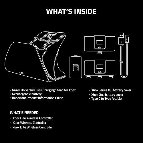 Miniatura 4 de Razer Legendary Duo Bundle para Xbox auriculares inalámbricos Kaira y soporte de carga rápida - El controlador se vende por separado