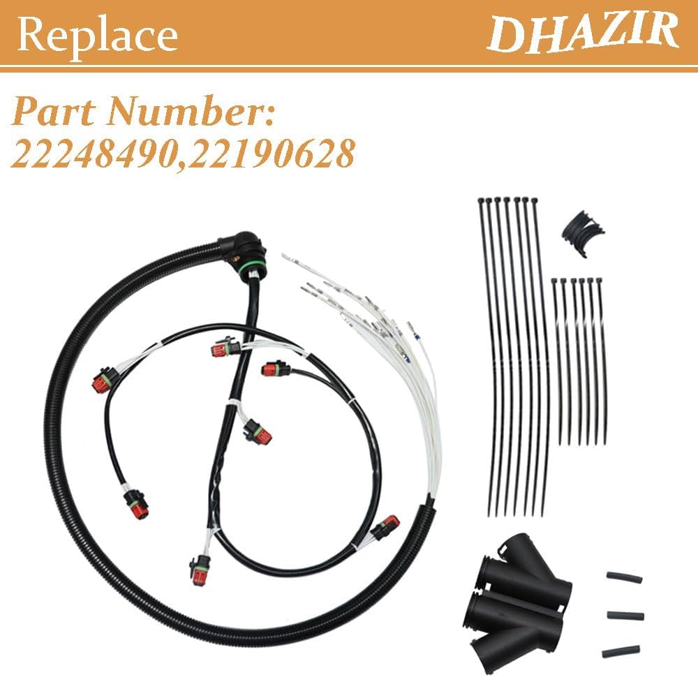 ②銛頭 Amazon.com: 22248490 Engine Injector Wire Harness Kit Fit