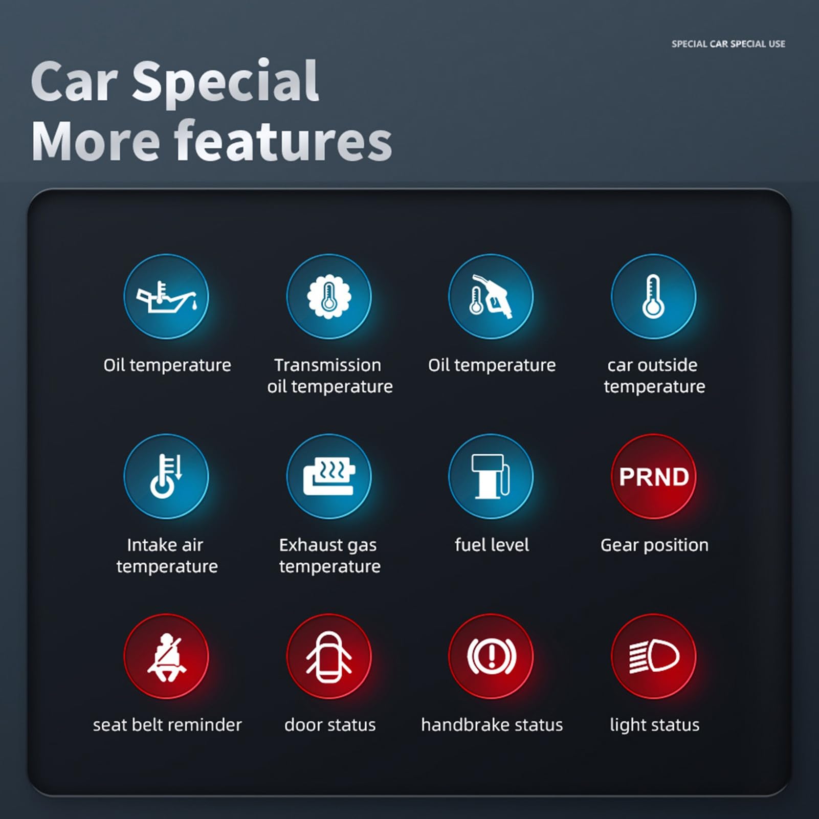 Pantalla HUD para Coche, Inclinómetro GPS Preciso, Acelerómetro, Velocímetro Digital para Vehículo