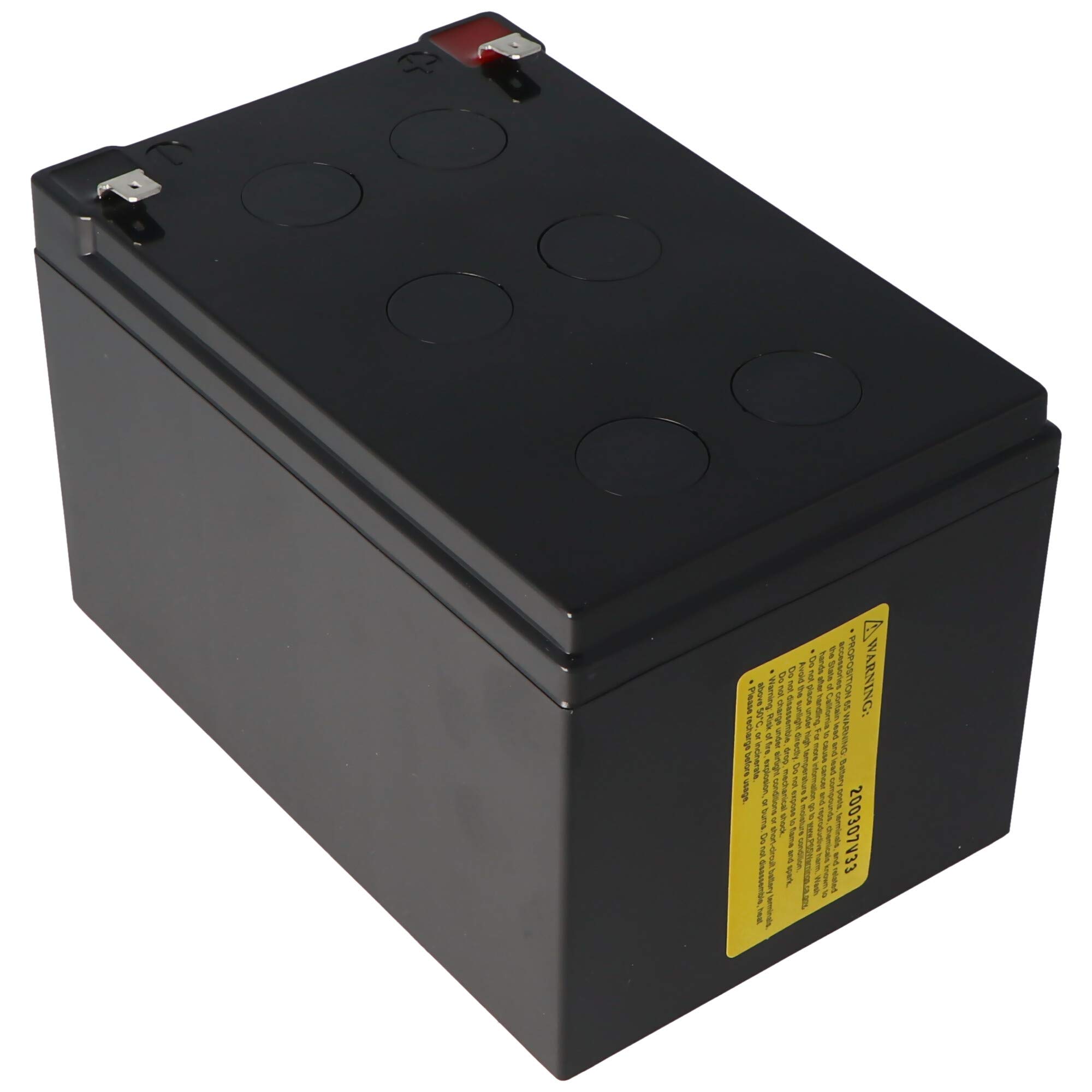 CSB -GP12120F2 - Batteria al piombo AGM 12 Volt, 12 Ah, 151 x 98 x 100 mm, Faston 6,3 mm, 5 anni di standby