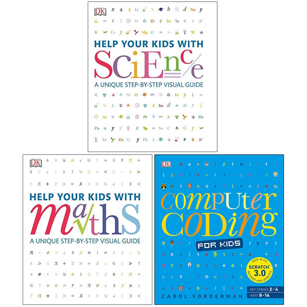 Help Your Kids With Maths , Science & Computer Coding 3 Books ...