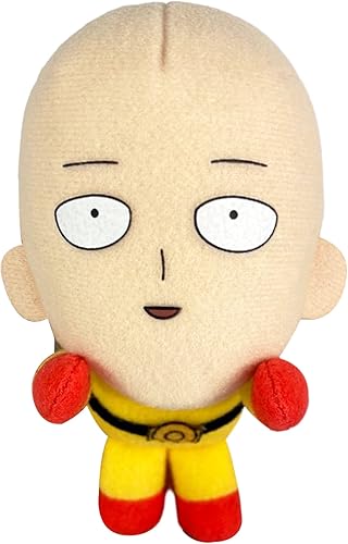 Great Eastern Entertainment One Punch Man- Saitama Mini peluche acostado de 4 pulgadas de alto disponible en Yaxa Guatemala