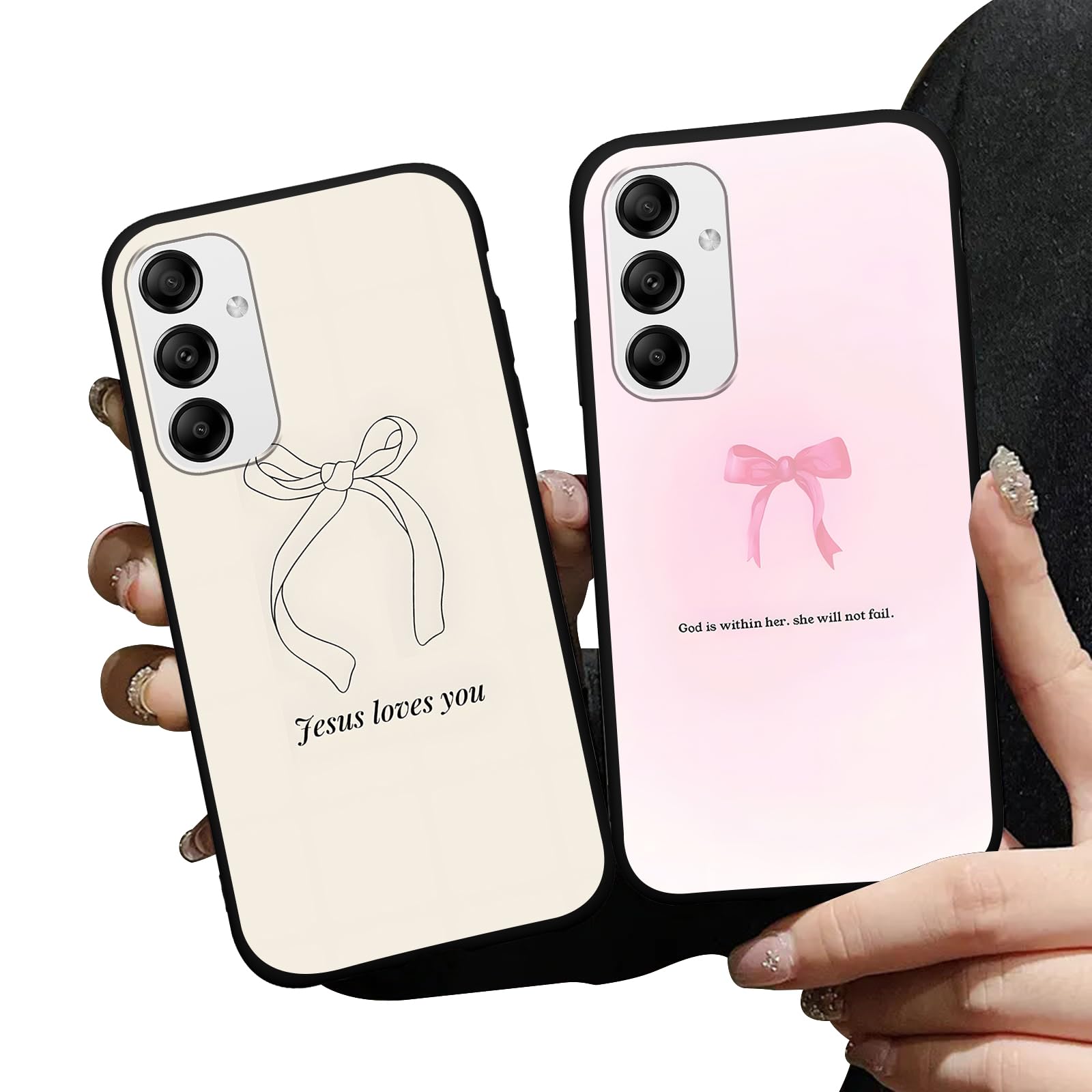 Amazon.com: Zrutru 2 Pack Aesthetic God Jesus Faith Bow Phone Cases for Samsung Galaxy A16 5G Case Soft Shockproof Protective for Women Girls Phone Cover Funda for Samsung A16 6.7 Inch : Amazon.com: Zrutru 2 Pack Aesthetic God Jesus Faith Bow Phone Cases for Samsung Galaxy A16 5G Case Soft Shockproof Protective for Women Girls Phone Cover Funda for Samsung A16 6.7 Inch :