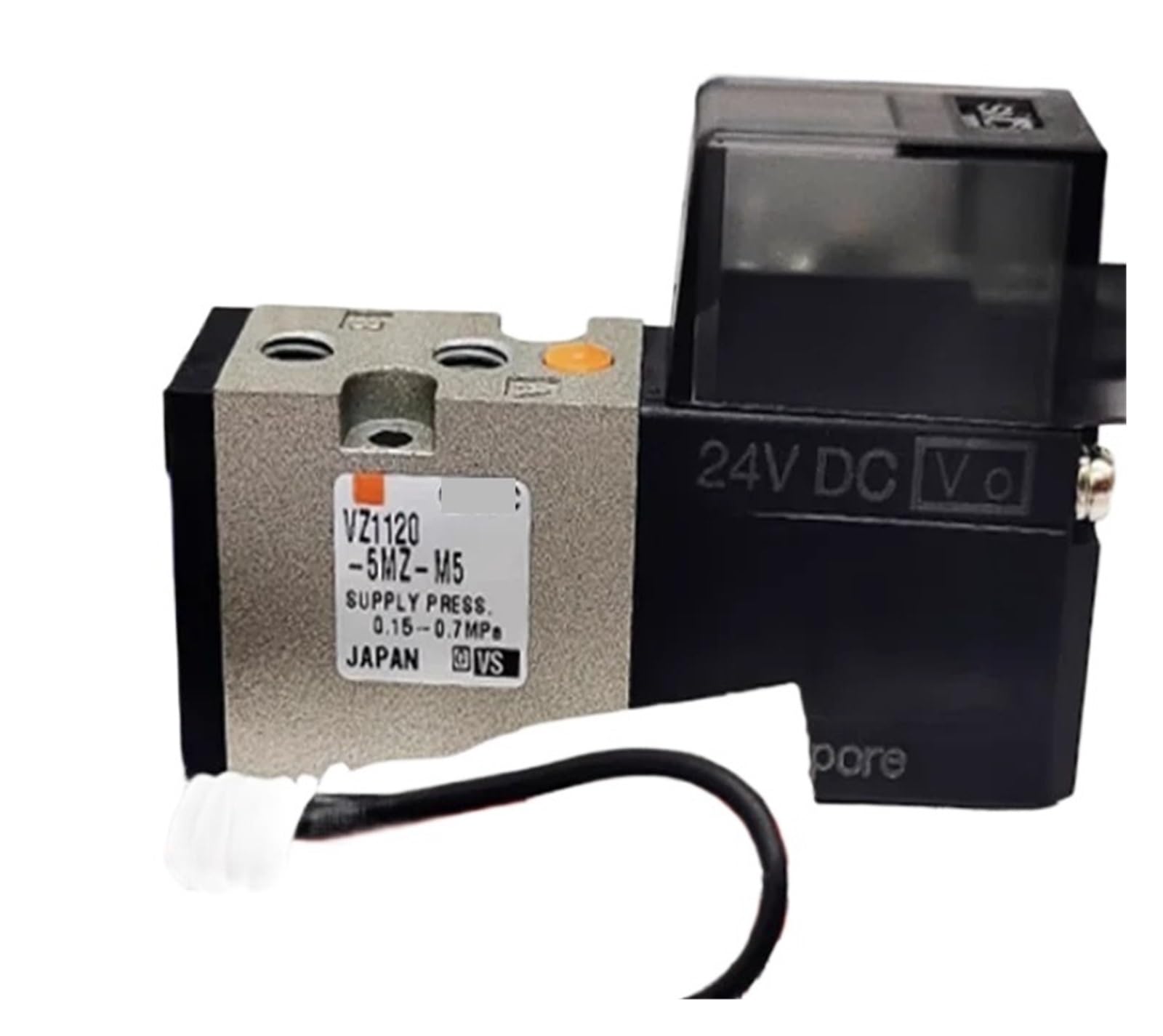 Vanne VZ110-5LZ-M5 pneumatique 24V miniature pour circuit d'air comprimé M5