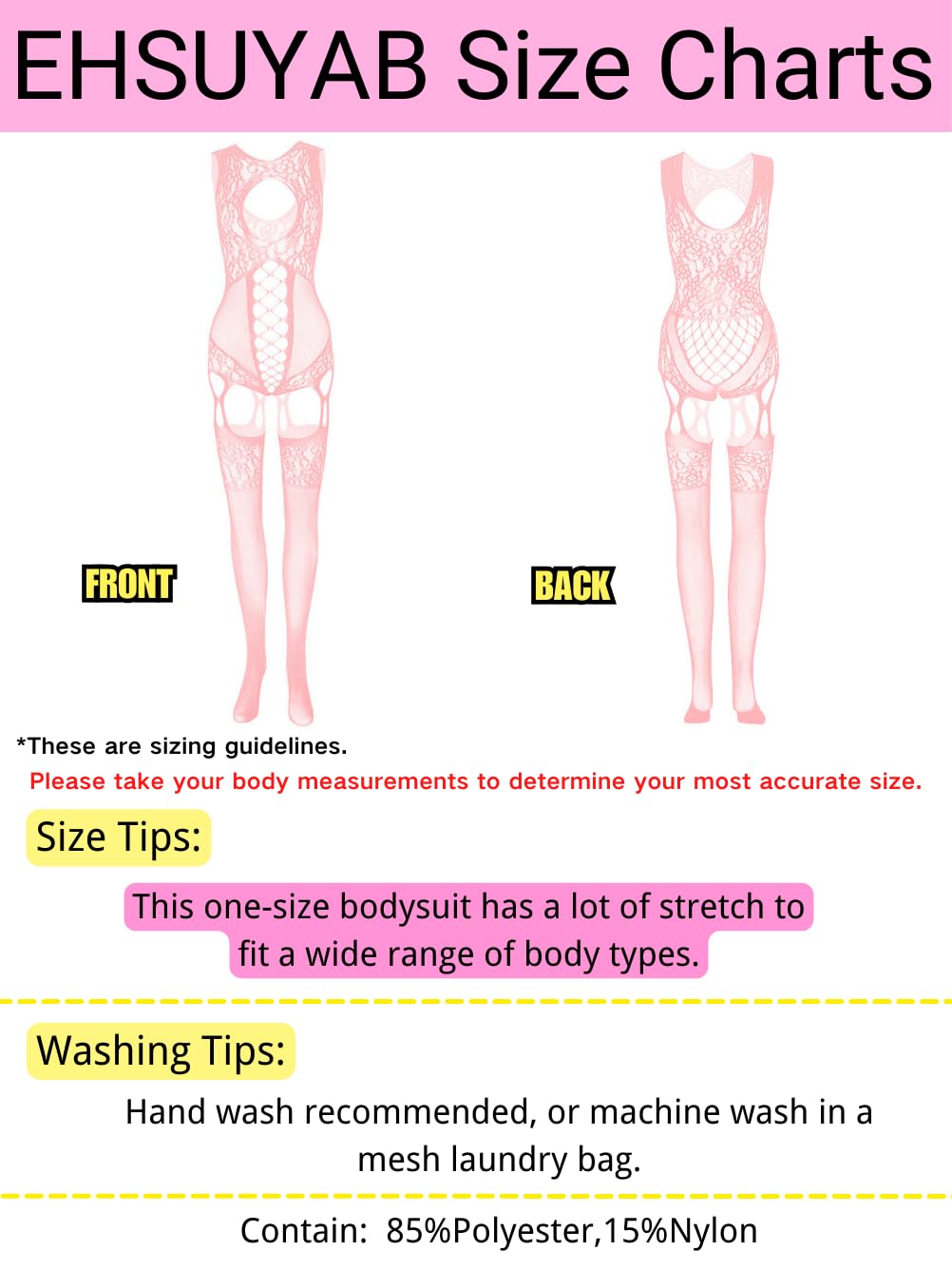 EHSUYAB Women Body Stockings Sexy, Exotic Dancer Fishnets Lingerie Glow Party, Fishnet Bodysuit Rave Outfits Club Plus Size: Light Pink