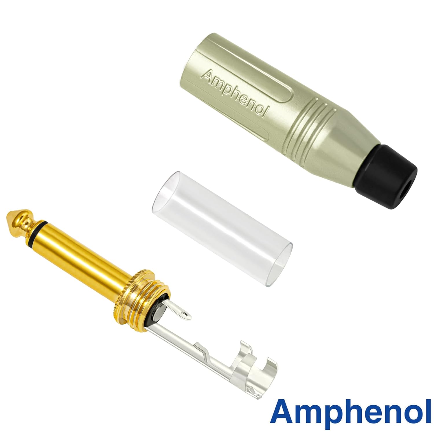 WORLDS BEST CABLES 2 Units - 9 Inch - Pedal, Effects, Patch, Instrument Cable Custom Made Using Mogami 2319 Wire & Amphenol ACPM-GN-AU M-Series Straight Gold TS Plugs