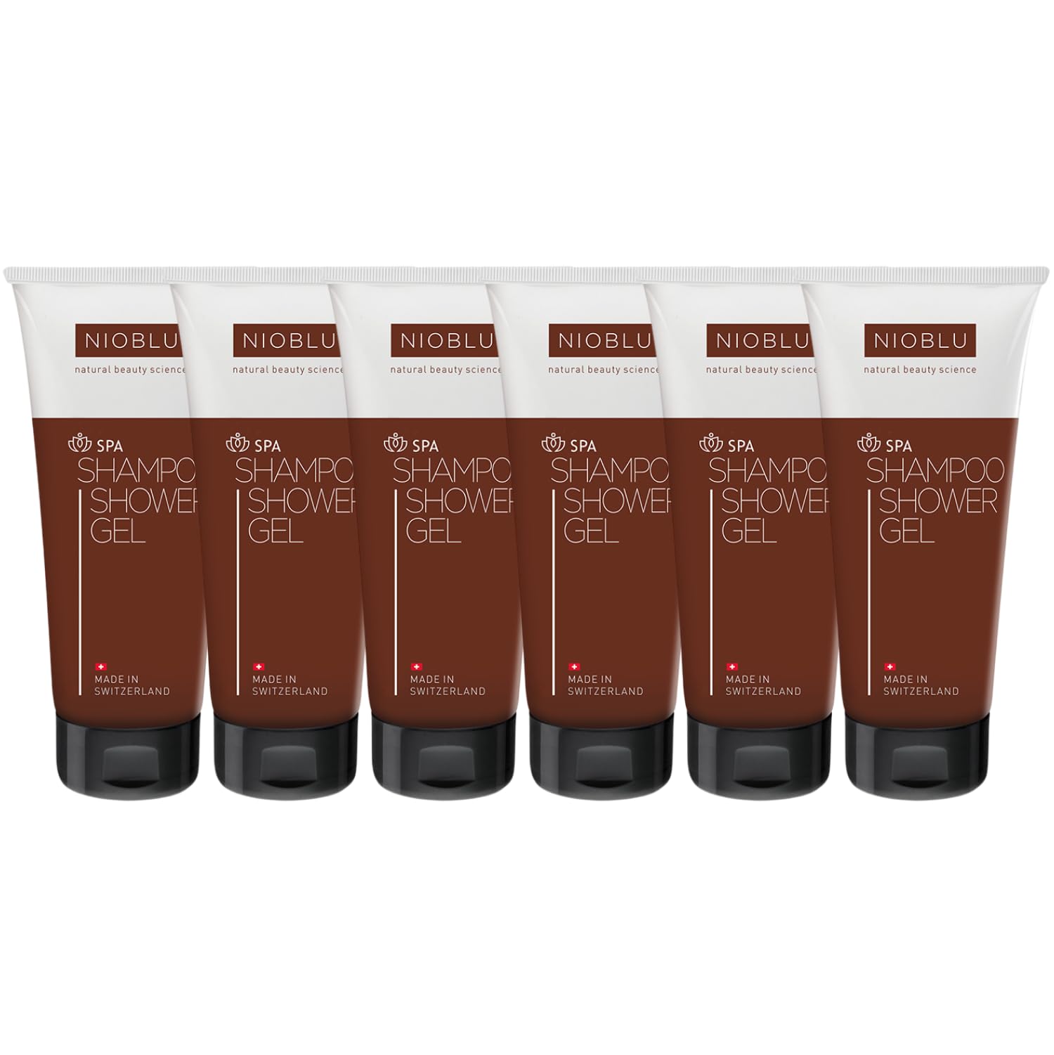 Set 6x Duschgel Shampoo SPA 250 ml – Revitalisierende Körper- und Haarreinigung – Mit Panthenol