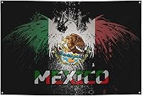 Vista 13 de Bandera de la amistad de Estados Unidos y México de 3 x 5 pies, pancarta de jardín para interiores y exteriores, decoración perfecta