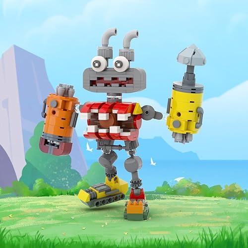 Miniatura 5 de Epic Level Monster Wubbox - Juego de bloques de construcción de figuras de acción cantando, juguetes creativos, coleccionables, cumpleaños, adecuado