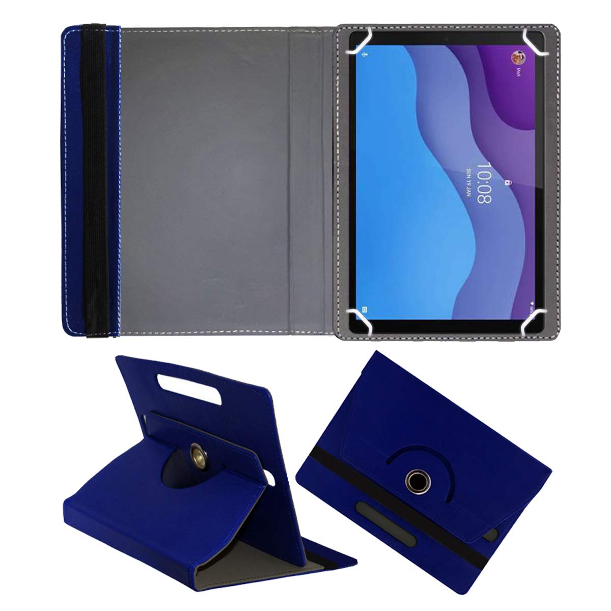 Fastway Rotating Leather Flip Stand Case Cover for Lenovo Tab M10 HD 2nd Gen (Model 303X) 10.1 inch Table Cover Stand (Blue) (B08ZL4PQHL) Amazon Price History, Amazon Price Tracker