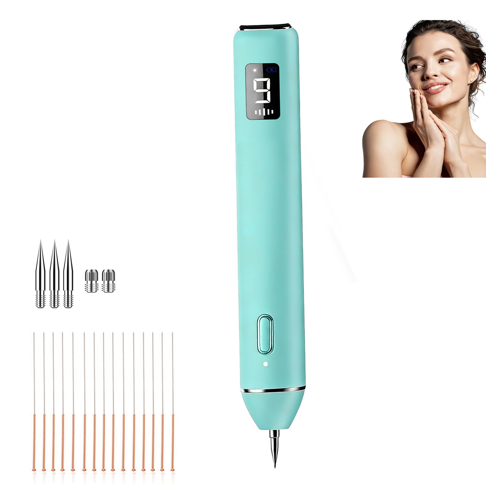 Skin Clinic Point for Warts and Skin Tags, Skintag Removal Kit Professional Style Home Device with Precision Tips - TF-ZA06 （FDA - Cleared ）