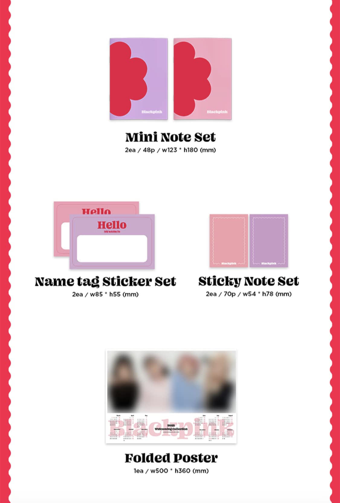 Weverse BLACKPINK 2022 WELCOMING COLLECTION Package + Digital Code