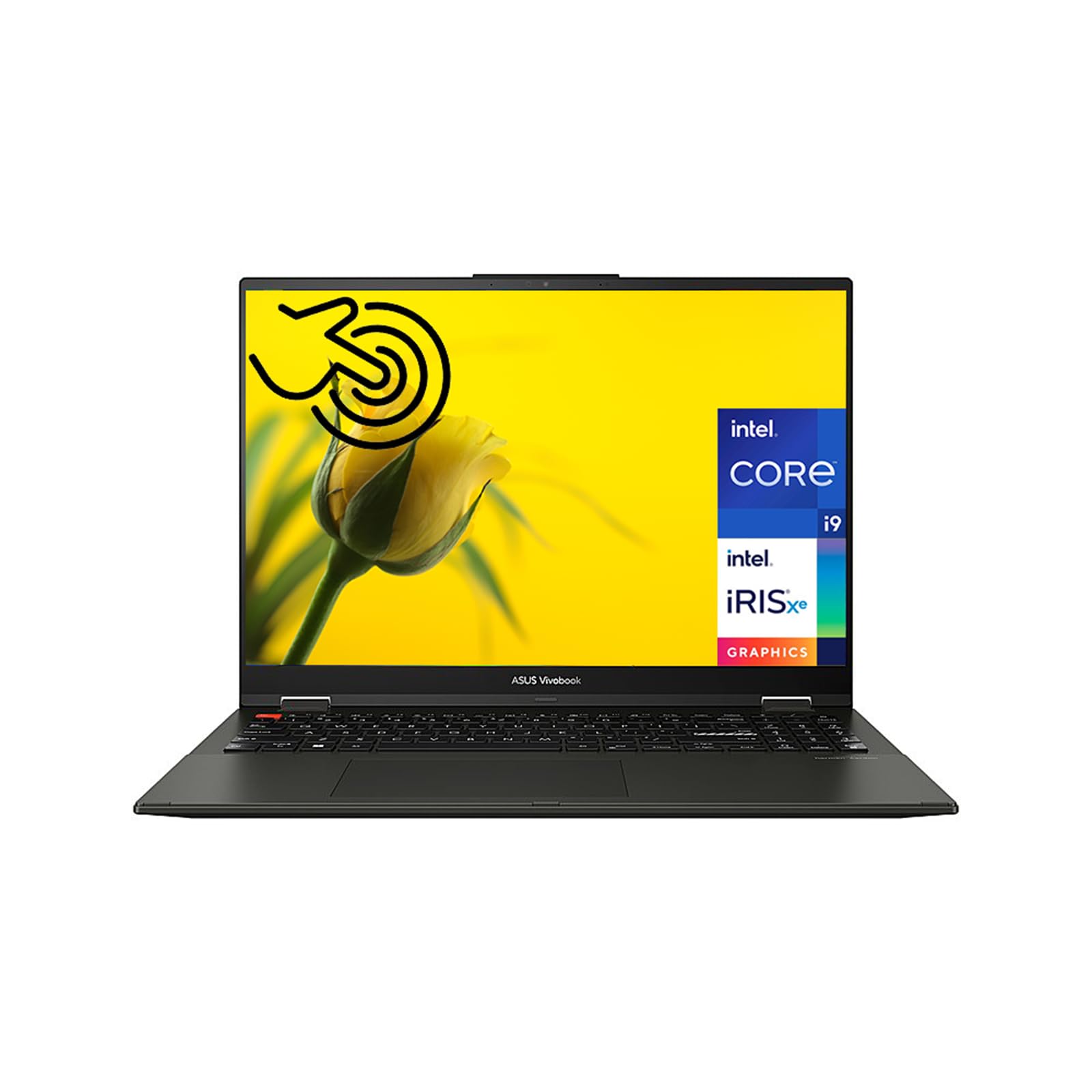 Asus 2023 Newest VivoBook S Flip Laptop, 16" WUXGA Touchscreen, Intel Core i9-13900H(14-core), 16GB RAM, 4TB SSD, Intel Iris Xe Graphics, HD Webcam, USB-A&C, HDMI, Windows 11 Home