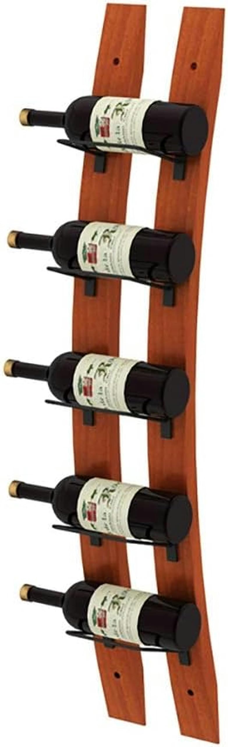 Casier à vin mural en bois compact pour optimiser le rangement de vos bouteilles